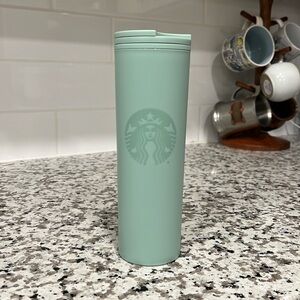 16 oz Green Starbucks cup